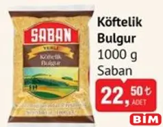 SABAN KÖFTELİK BULGUR 1000 G